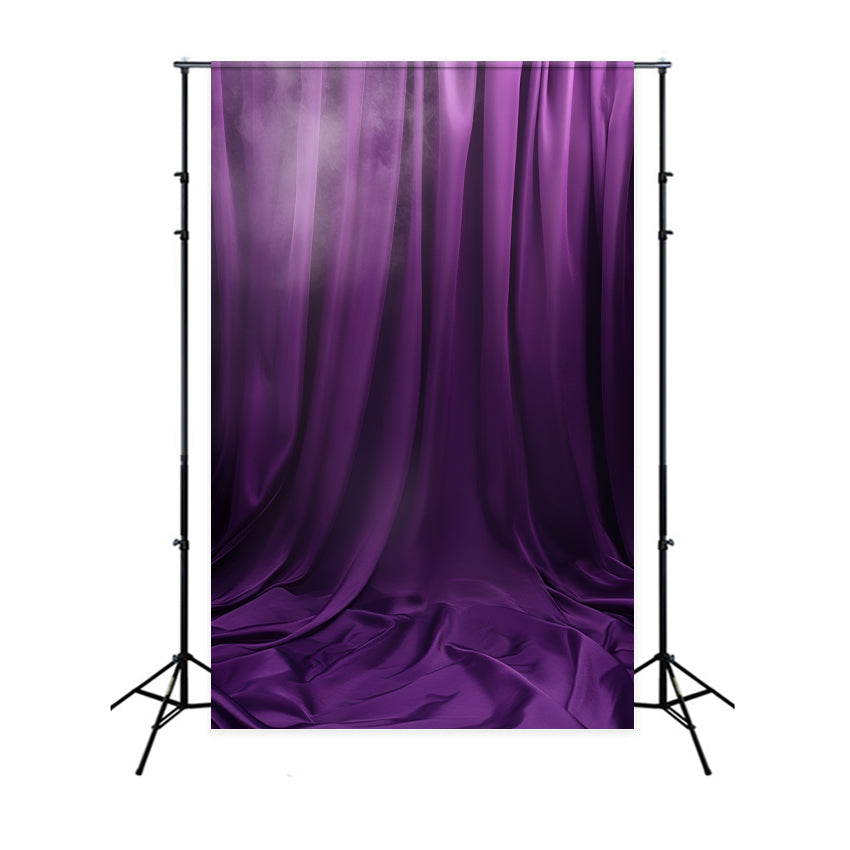 Boudoir Backdrops Luxuriöser Königlich Lila Vorhang Backdrop BRP1-493