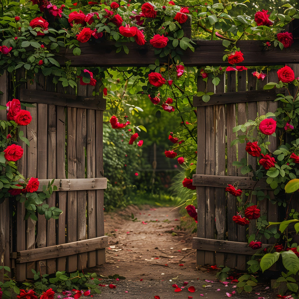 Blumen Fotografie Backdrop Secret Garden Rose Gate Backdrop BRP1-516
