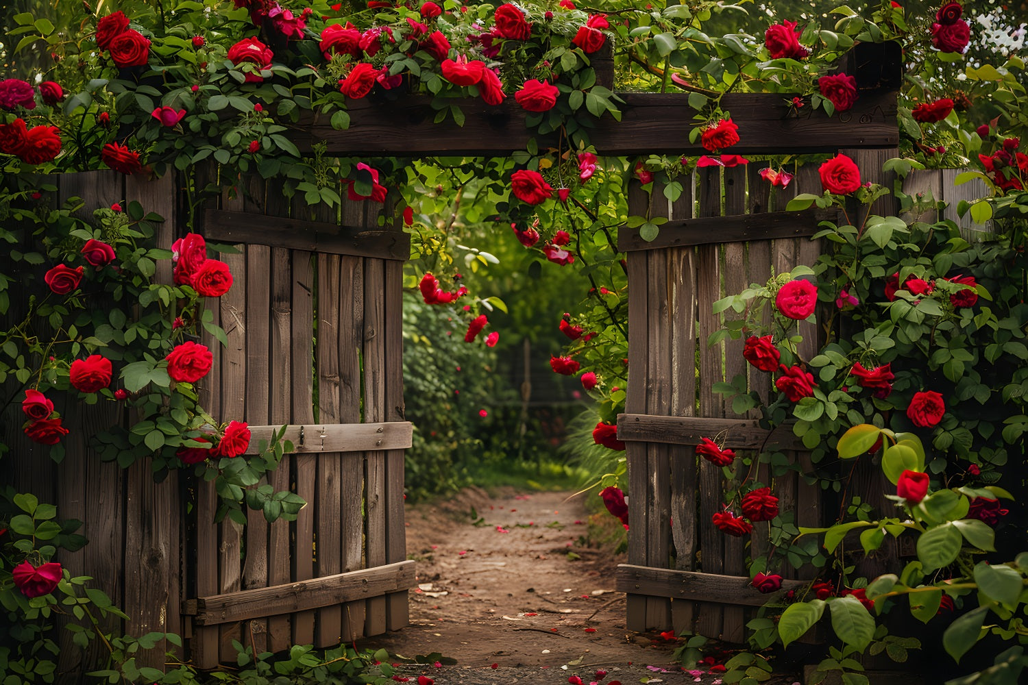 Blumen Fotografie Backdrop Secret Garden Rose Gate Backdrop BRP1-516