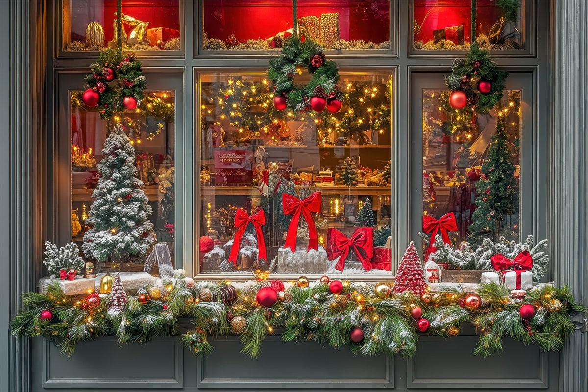 Hintergrund Weihnachten Fenster Display Hintergrund BRP10-149