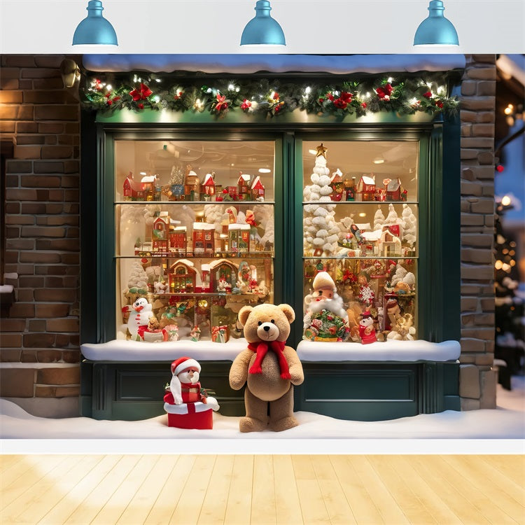 Foto-Hintergrund für Weihnachten Fenster Display Feiern Hintergrund BRP10-159