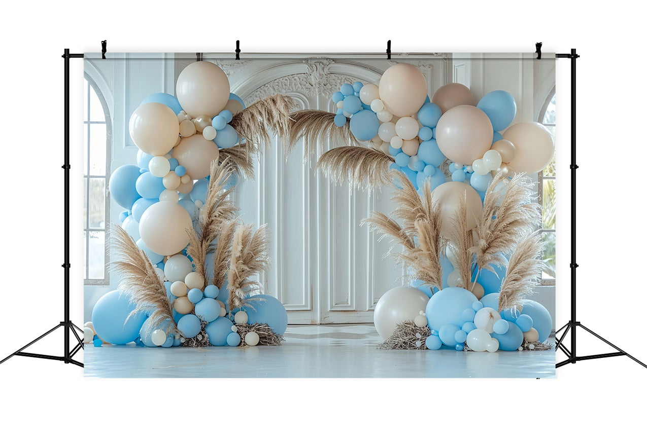 Bohemian Theme Hintergrund Tropical Ballon Palm Hintergrund BRP10-593