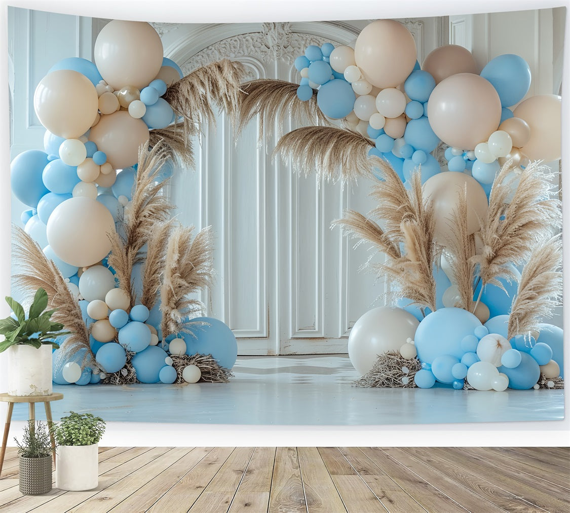 Bohemian Theme Hintergrund Tropical Ballon Palm Hintergrund BRP10-593