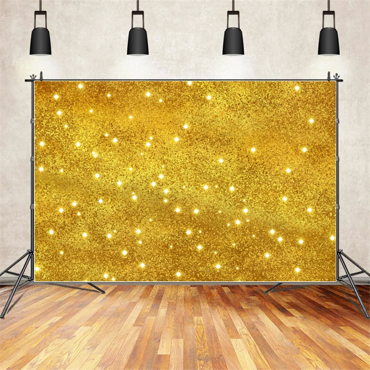 Weihnachten Backdrops Golden Sparkle Bokeh Shine Backdrop BRP11-138