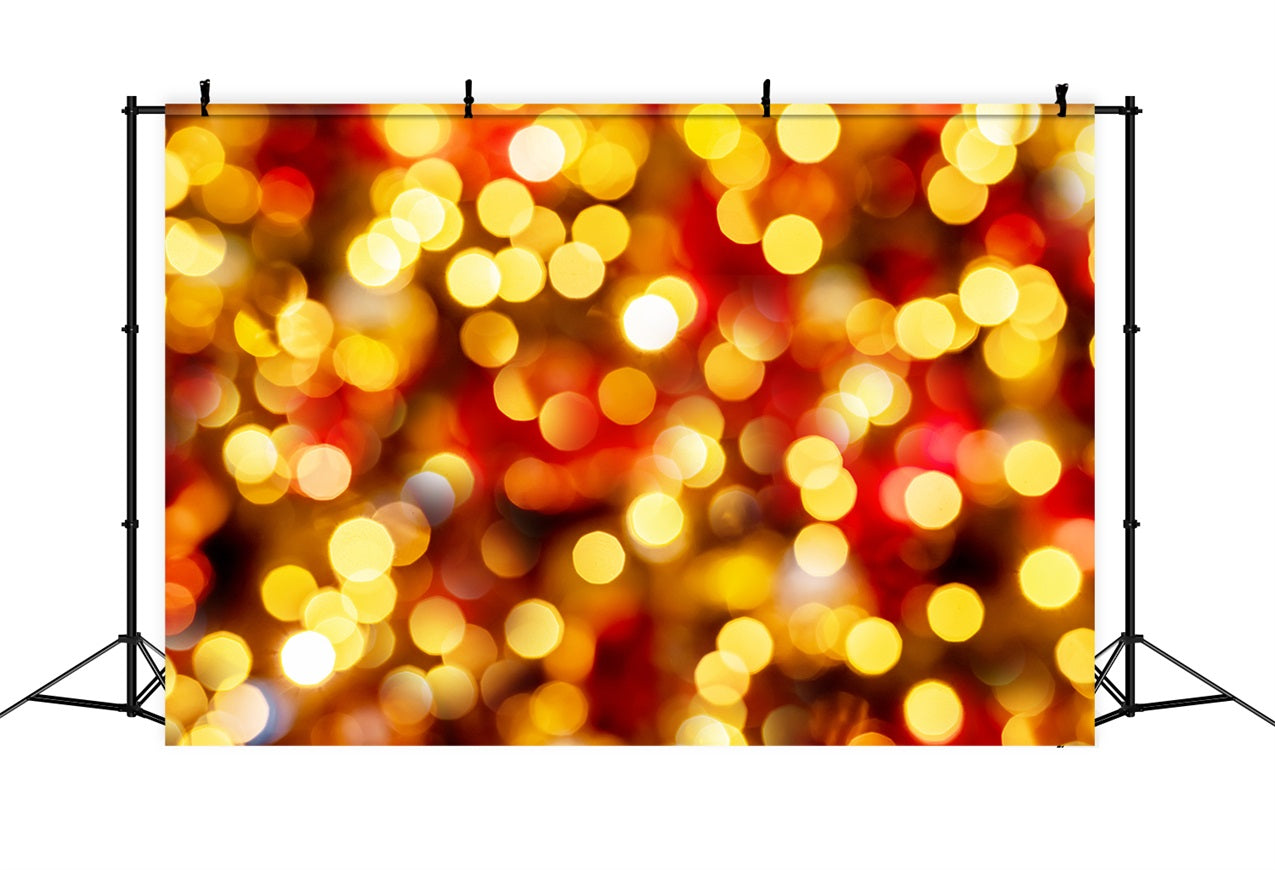 Weihnachten Fotohintergrund Golden Rot Glitter Bokeh Hintergrund BRP11-145