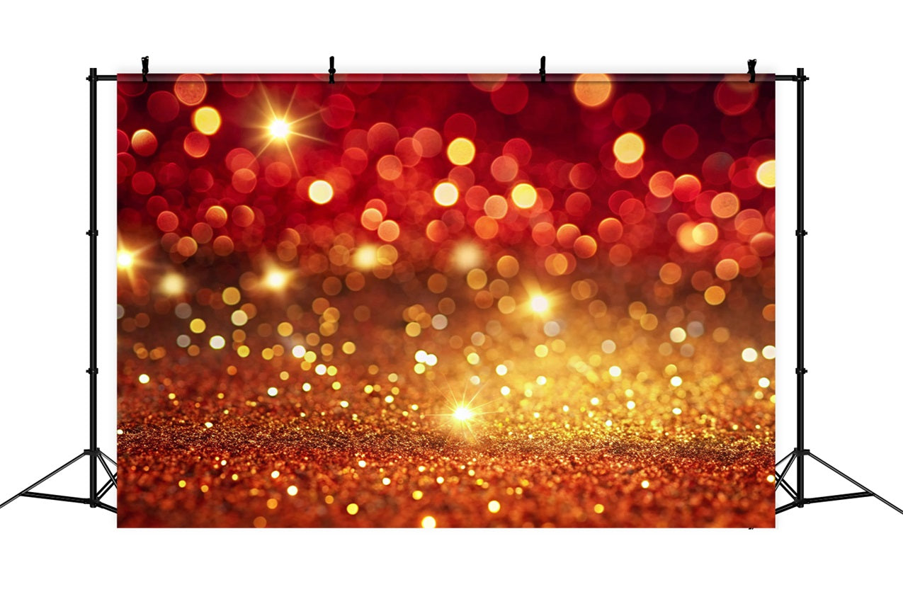 Weihnachten Fotoshooting Backdrop Rot Gold Bokeh Glitzer Backdrop BRP11-146