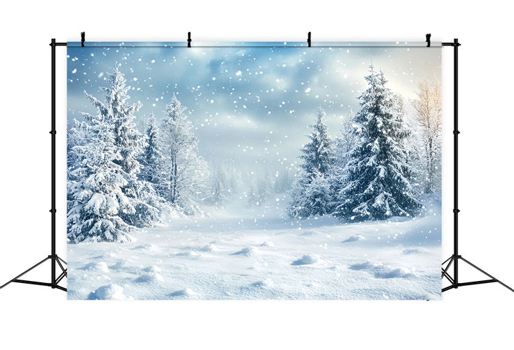 Winter Hintergrund Ideen Fluffy Snowflakes Hintergrund BRP11-18