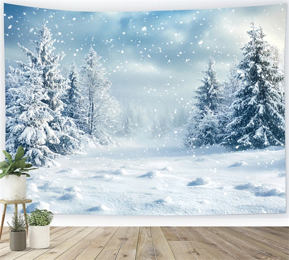 Winter Hintergrund Ideen Fluffy Snowflakes Hintergrund BRP11-18