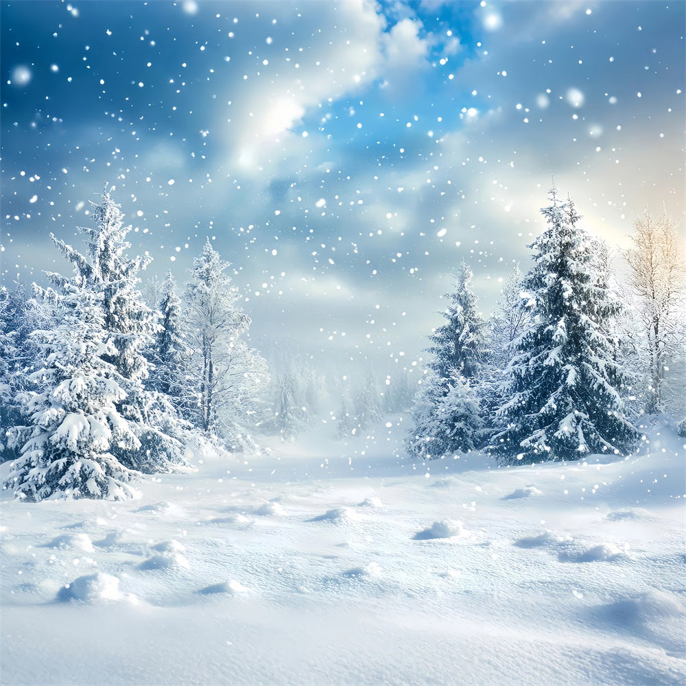 Winter Hintergrund Ideen Fluffy Snowflakes Hintergrund BRP11-18