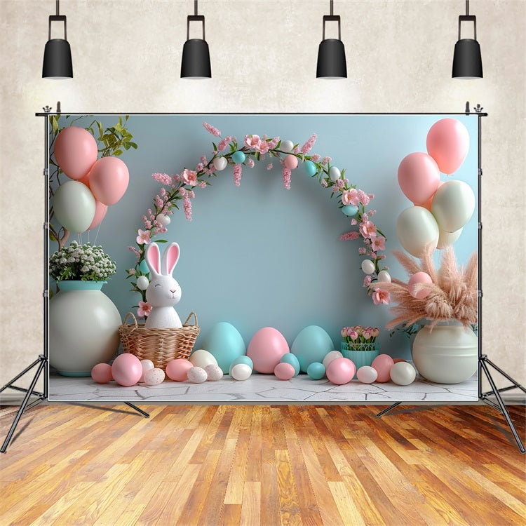 Ostern Bunny Hintergrund Ei Ballon Girlande Hintergrund BRP11-352