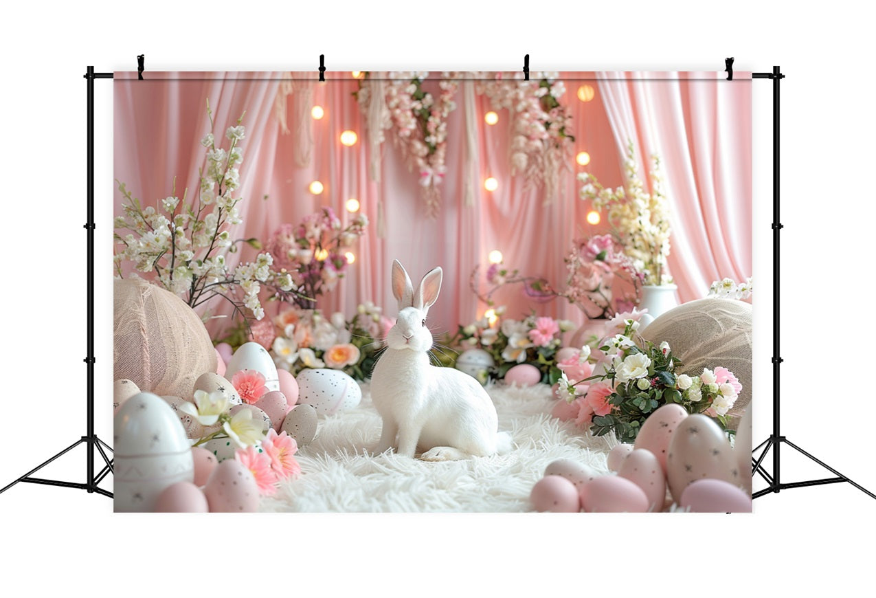 Ostern Bunny Hintergrund Eier Floral Wonderland Hintergrund BRP11-353