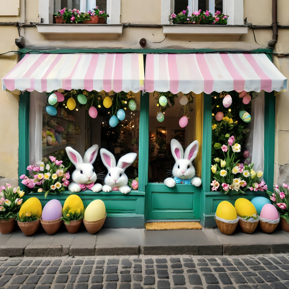 Ostern Hintergrund Ideen Tulpen Fenster Hasen Hintergrund BRP11-371