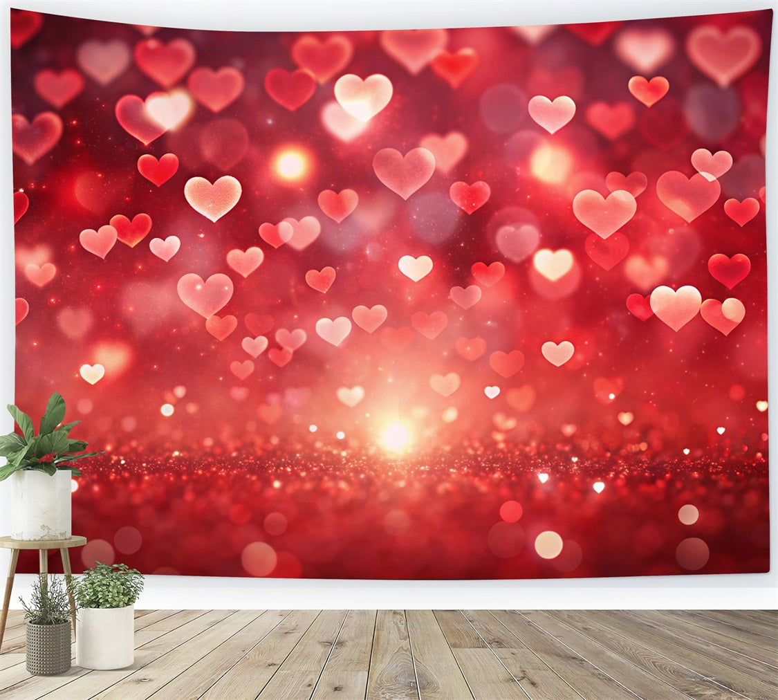 Valentinstag Fotokulisse Glitter Glow Herz Kulisse BRP11-453
