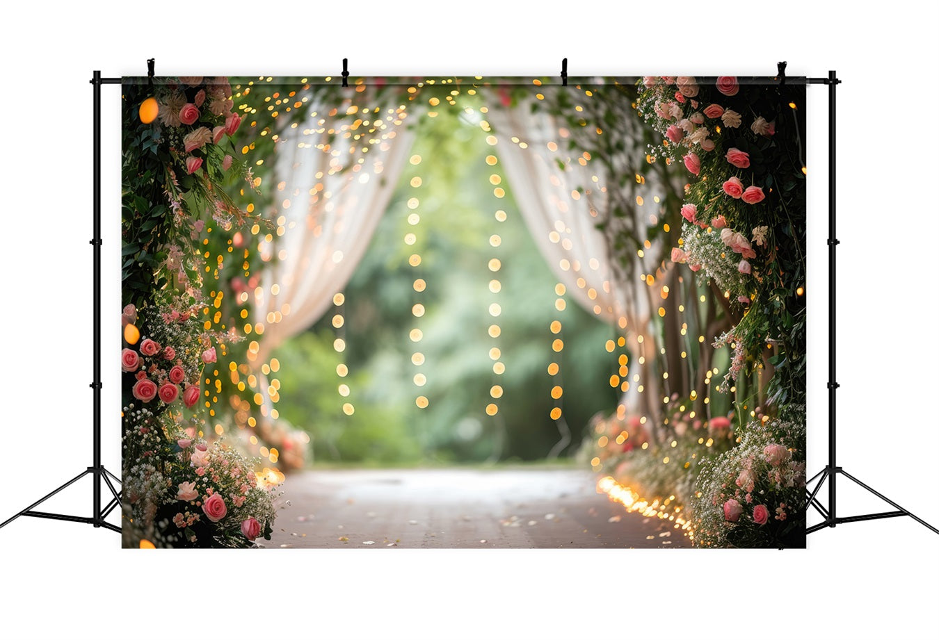 Backdrops für Frühling Blumenbogen Hochzeit Backdrop BRP11-545