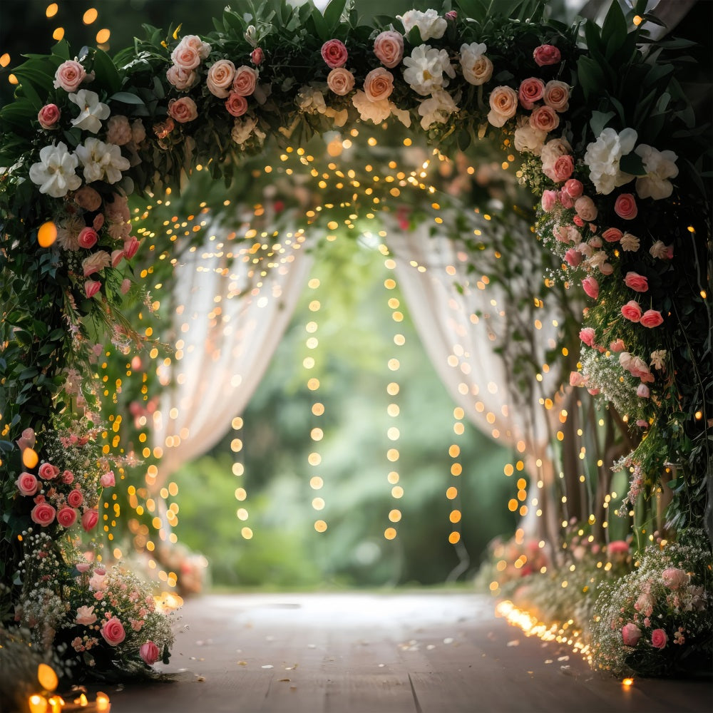 Backdrops für Frühling Blumenbogen Hochzeit Backdrop BRP11-545