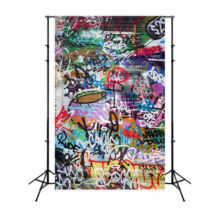 Graffiti Backdrops Fotografie Lebendige Street Art Backdrop BRP12-118