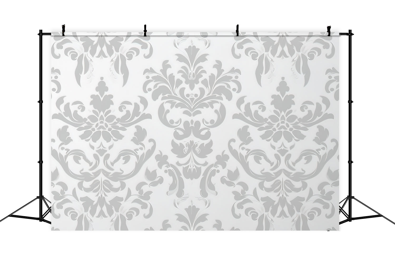 Damast Fotohintergrund Delicate Floral Curved Pattern Backdrop BRP12-600