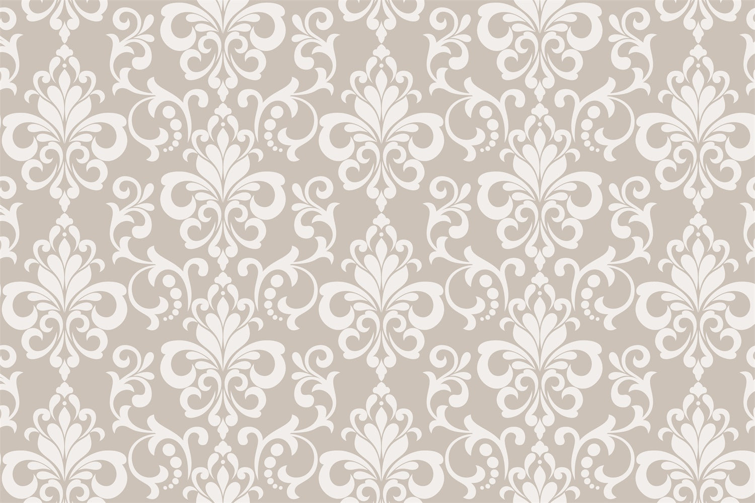 Damast Backdrops Hellbeige Regal Symmetrisches Design Backdrop BRP12-601