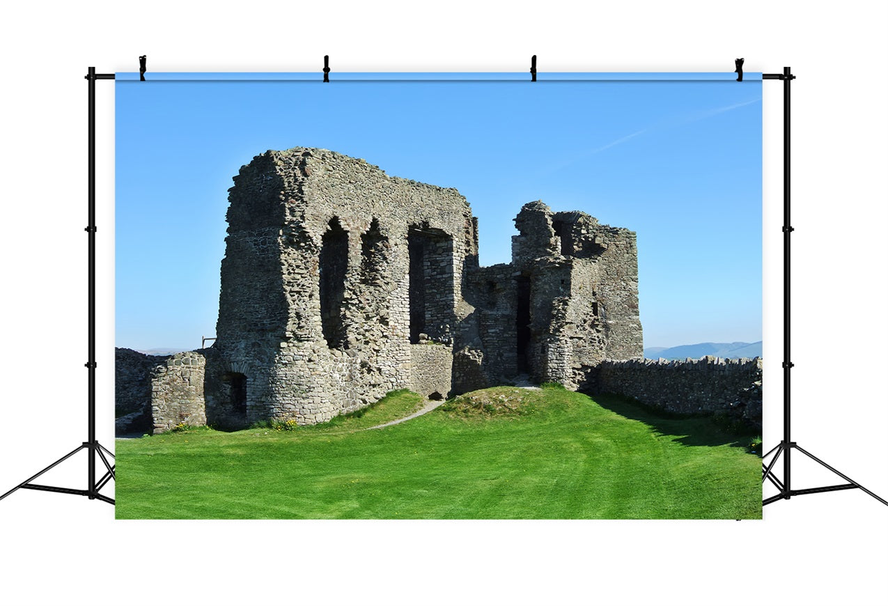 Architektur Hintergrund Ancient Castle Ruinen Himmel Hintergrund BRP12-643