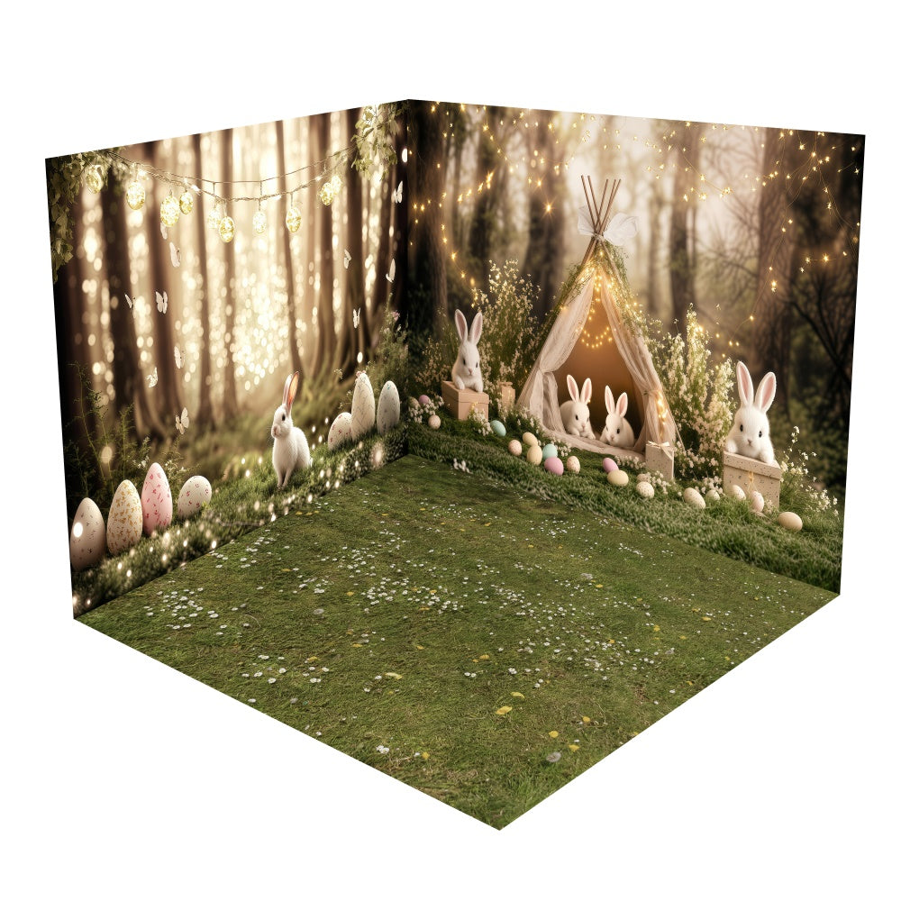 Mystical Forest Osterei Hintergrundkulisse Zimmerset BRP2-21