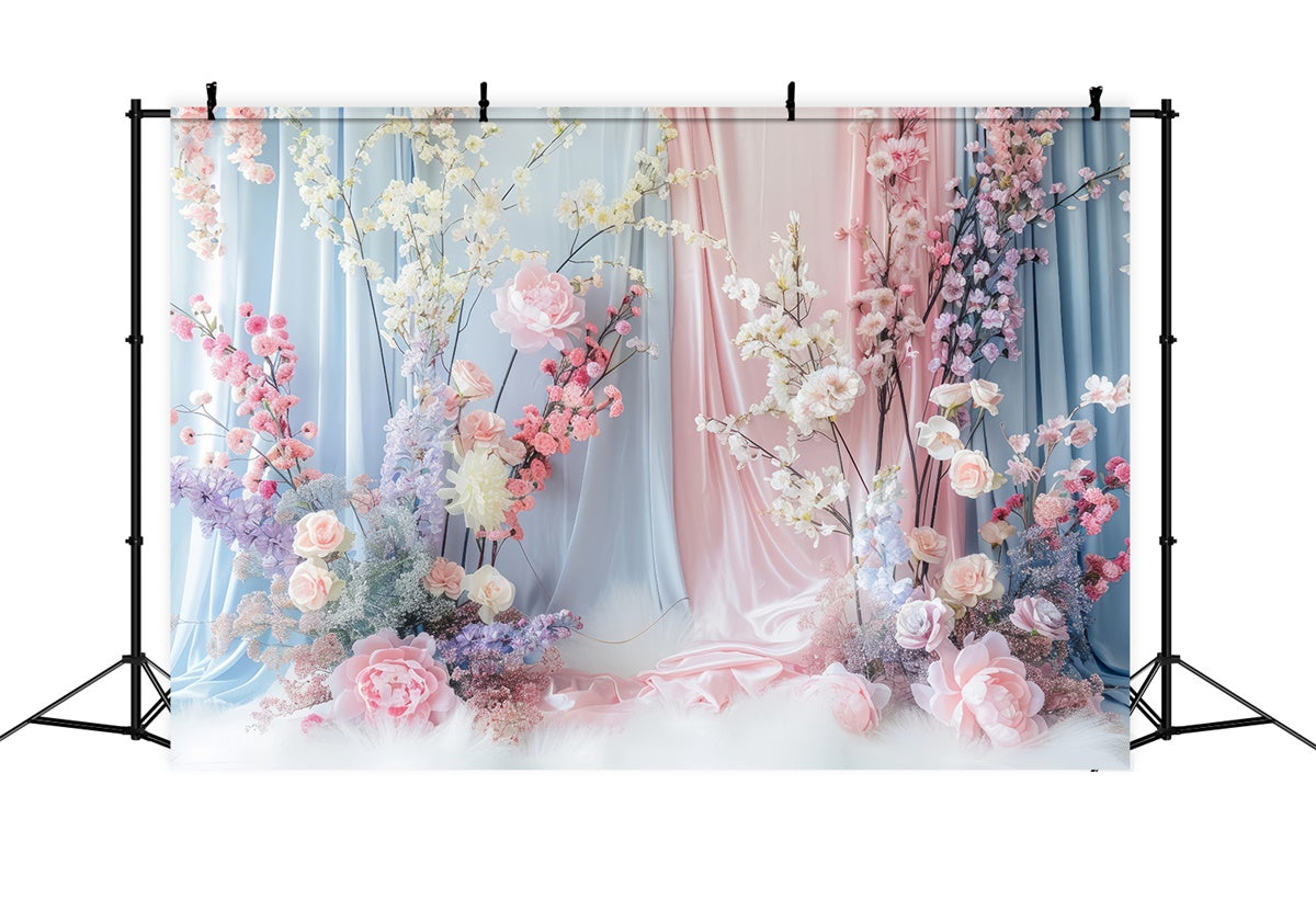 Blumen Fotohintergrund Soft Pastell Floral Elegance Backdrop BRP2-85