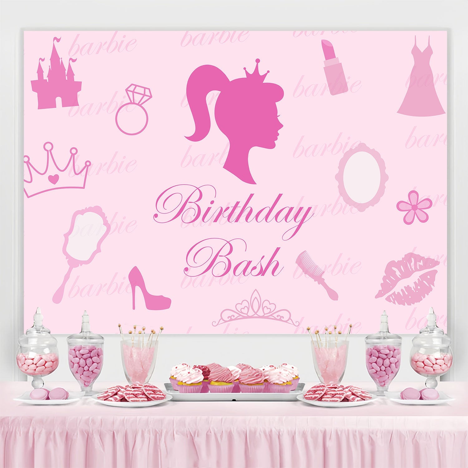 Geburtstag Backdrop Personalisierte Glam Party Backdrop BRP3-48