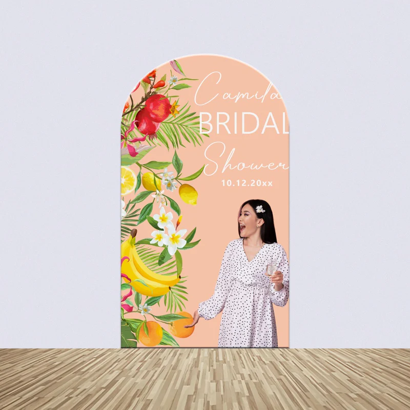 Brautschau-Hintergrundkulisse Obstblüte Personalisierter Bogen-Hintergrund-Kit BRP4-141