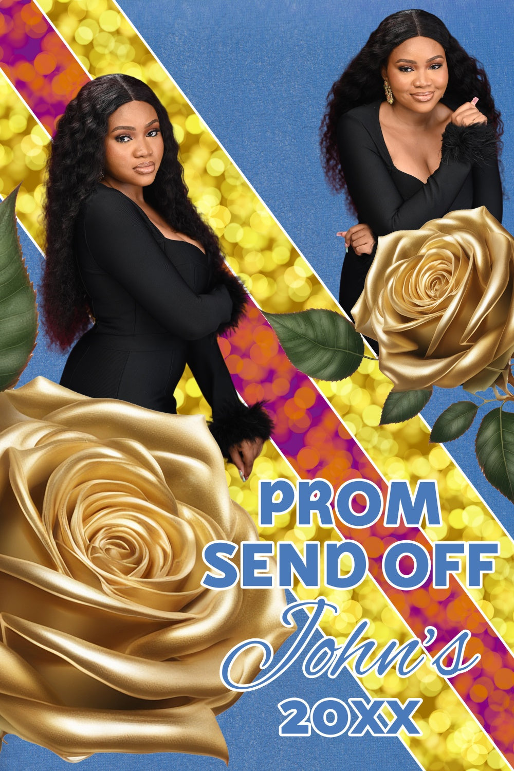 Abschlussball Backdrop Ideen Gold Rose Glam Graduation Party Backdrop BRP4-153