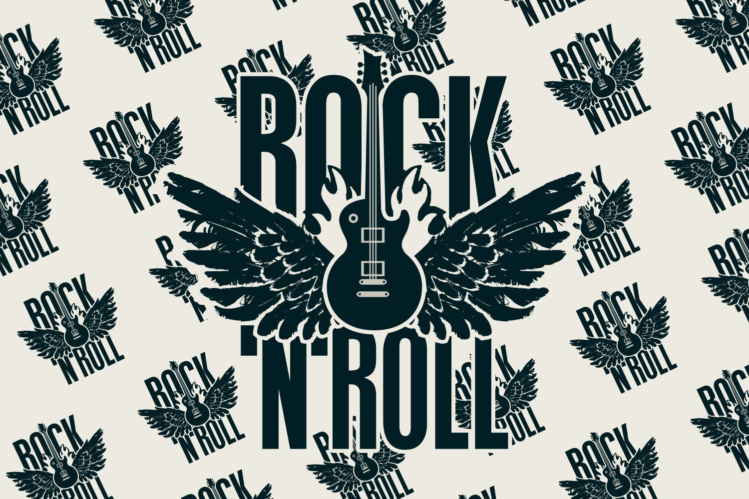 Festival Tanz Backdrop Schwarz Bold Rock Festival Backdrop BRP4-210