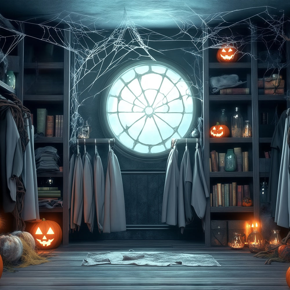 Halloween Backdrop Ideen Gespenstische Garderobe Backdrop BRP57-110