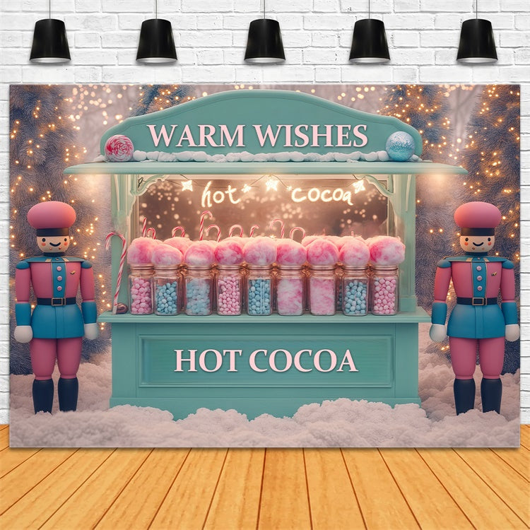 Weihnachten Backdrops für Fotos Cozy Sweet Stand Backdrop BRP57-146