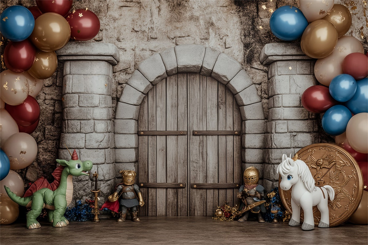 Kinder Backdrop Fantasy Festung Abenteuer Backdrop BRP57-251