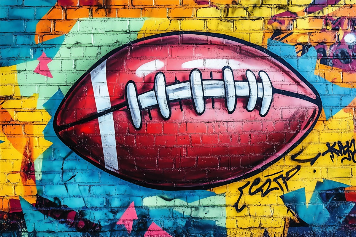 Sport Backdrops Graffiti Fußball Backdrop BRP57-311
