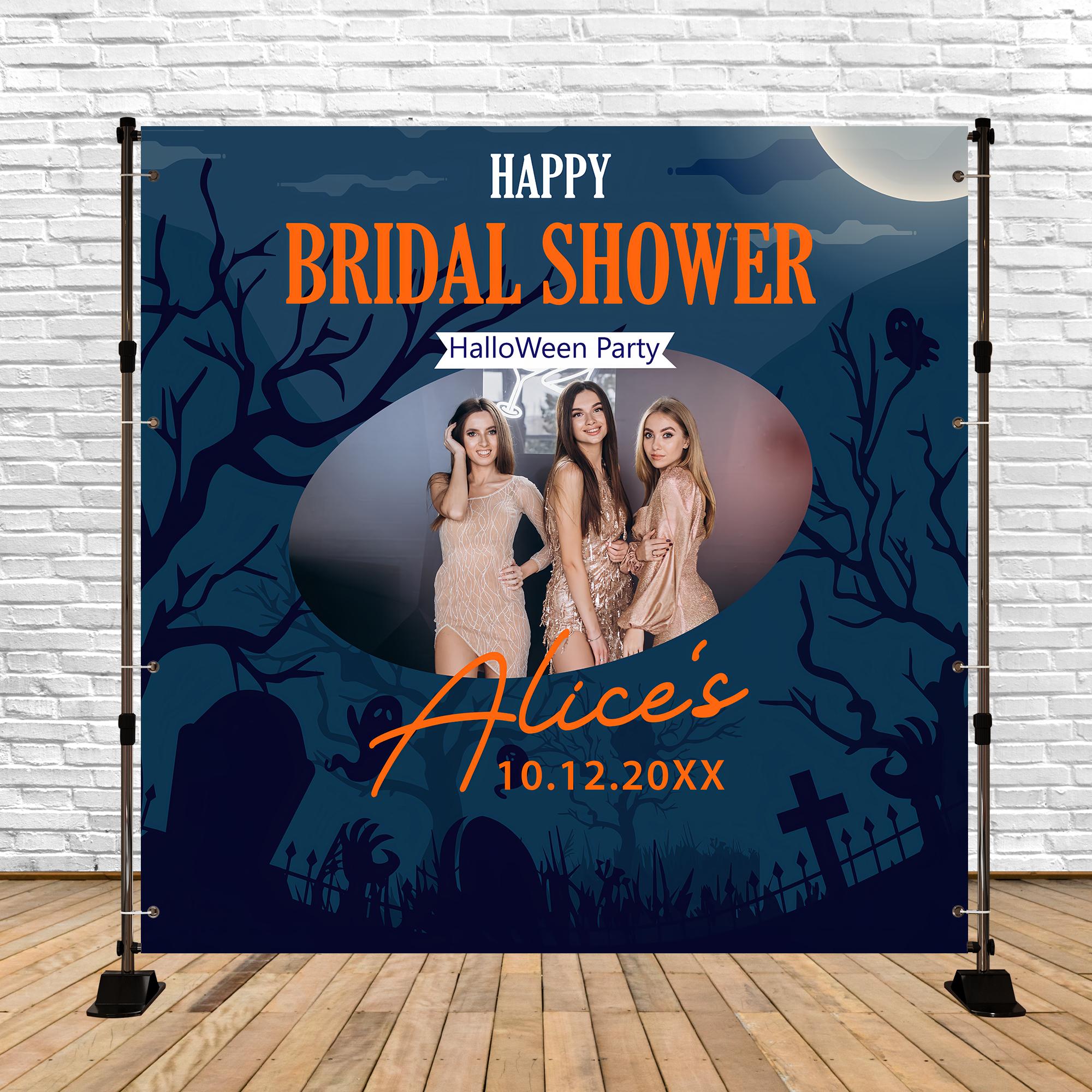 Halloween Hochzeit Backdrop Spooky Night Custom Halloween Backdrop BRP6-105
