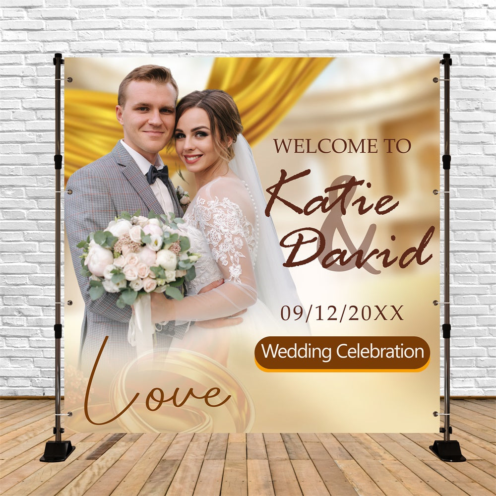 Elegante Hochzeit Backdrop Klassische Hochzeit Traum benutzerdefinierte Hintergrund BRP6-122