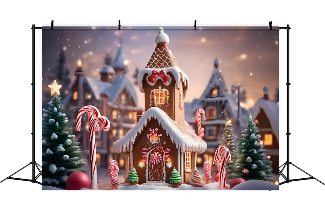 Sweet Gingerbread Cottage Weihnachtskulisse BRP8-103