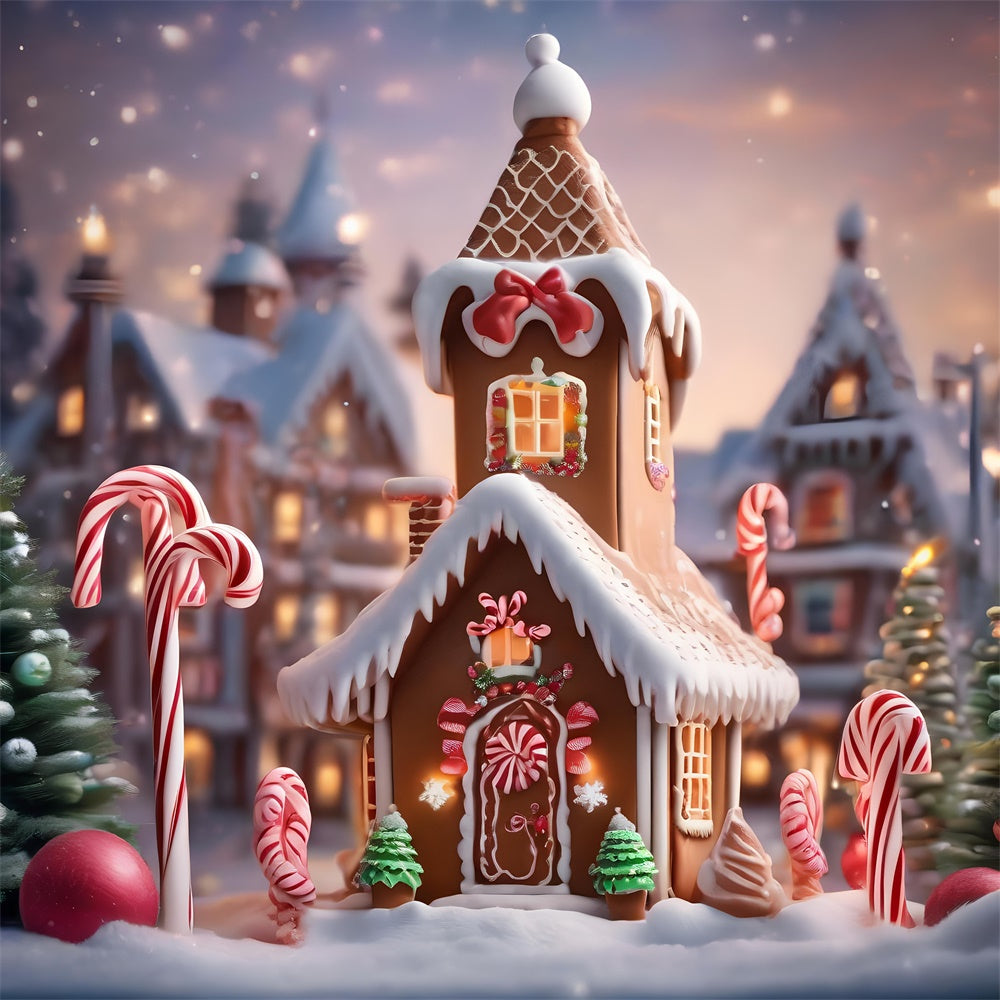 Sweet Gingerbread Cottage Weihnachtskulisse BRP8-103