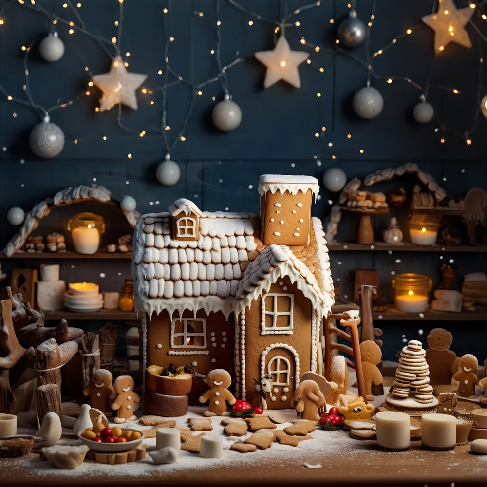 Weihnachten Lebkuchen Küche Backdrop BRP8-123