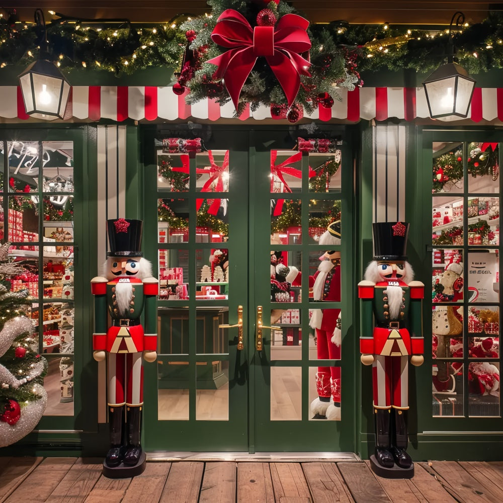 Weihnachtliches Schaufenster mit Nussknackern BRP8-40