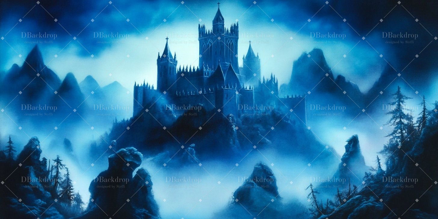 Hintergründe für Schulaufführungen „Beast Castle“ Ideen für Bühnenhintergründe CSH59-T24