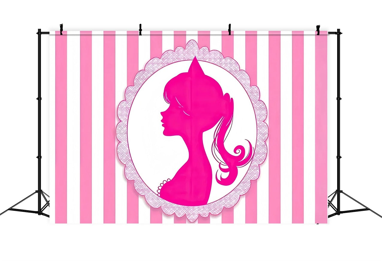 Mode Puppe Hintergrund für Fotoshooting Mode Puppe Prinzessin Rahmen Hintergrund CJJ2-77