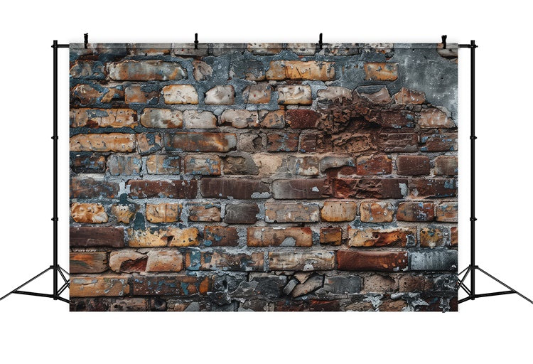 Backstein Backdrops Gealtert Rustikal Distressed Backstein Hintergrund CJJ3-36