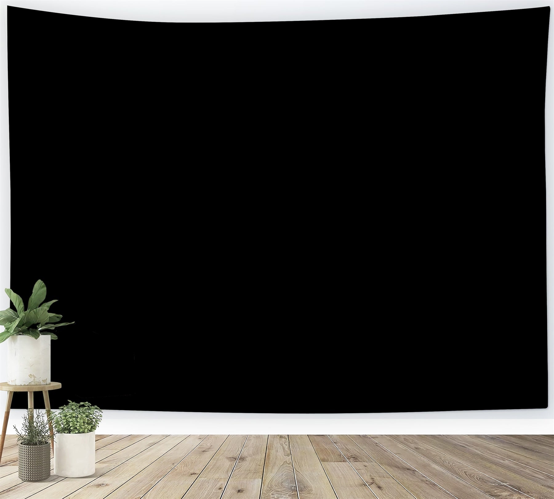 Schwarzer Fotohintergrund Classic Black Solid Backdrop CJJ3-77