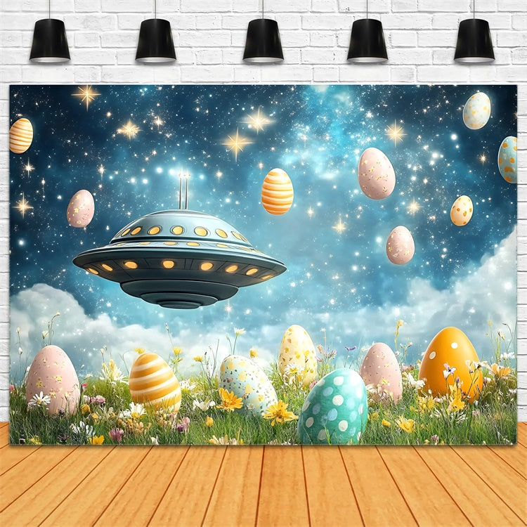 Ostern Backdrop Fotografie Ostern Space Egg Adventure Backdrop CSH2-49