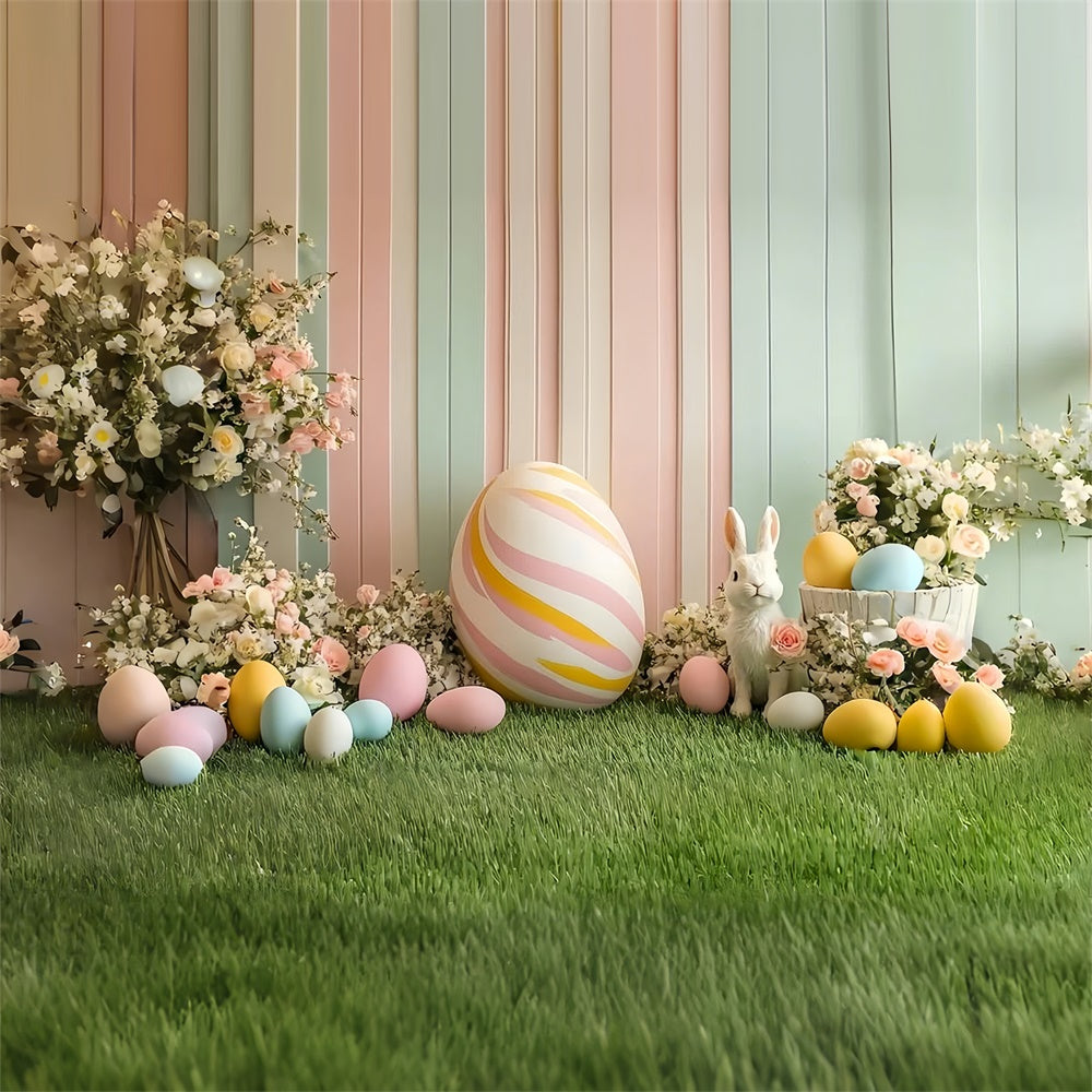 Ostern Fotokulisse Pastell Hasen Ei Feier Hintergrund CSH2-71