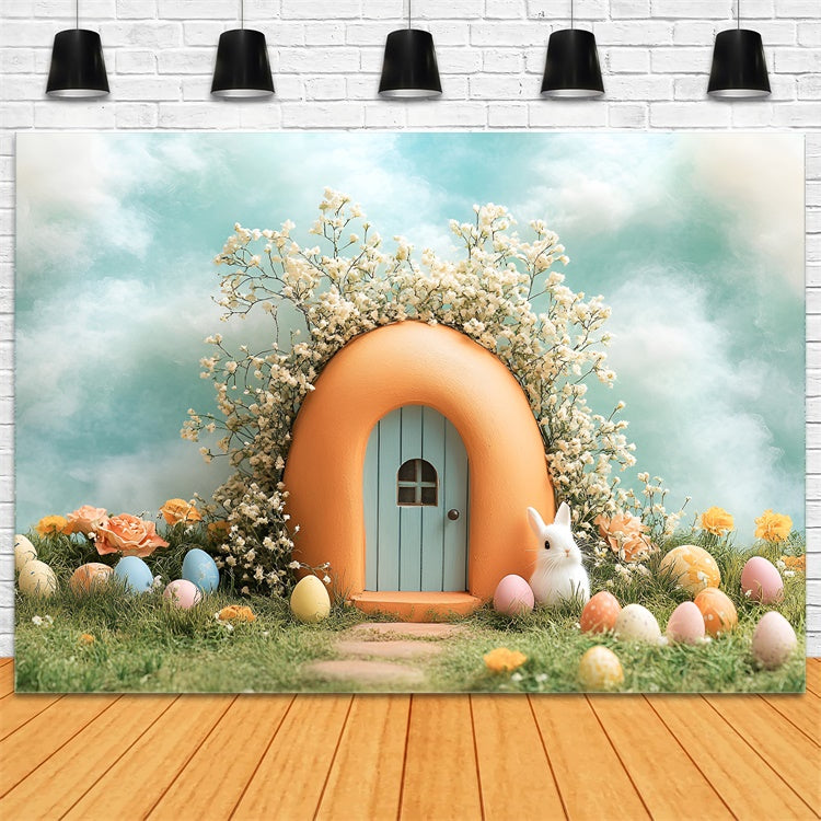 Ostern Backdrops Fotografie verträumt Pastell Bunny Haven Backdrop CSH2-72