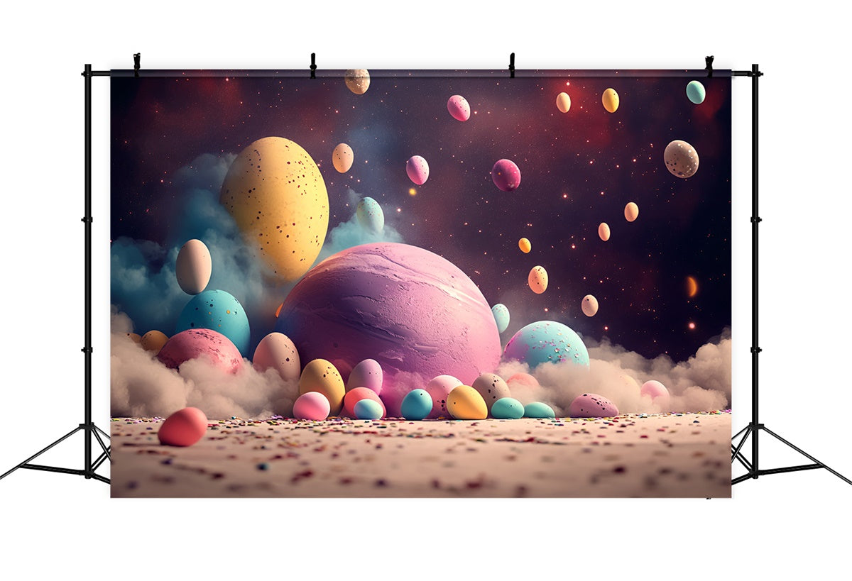 Ostern Backdrop Ideen Galaktische Osterei Fantasie Backdrop CSH2-73