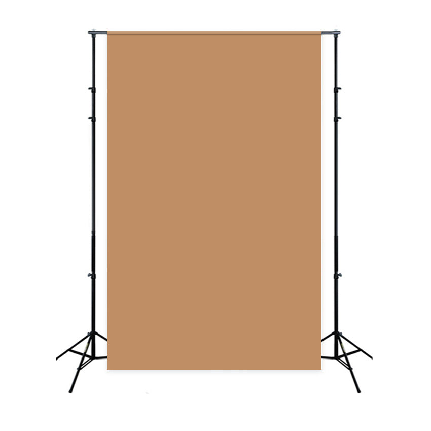 Einfarbige Backdrops Toffee Butternussbraun Backdrop CSH4-159