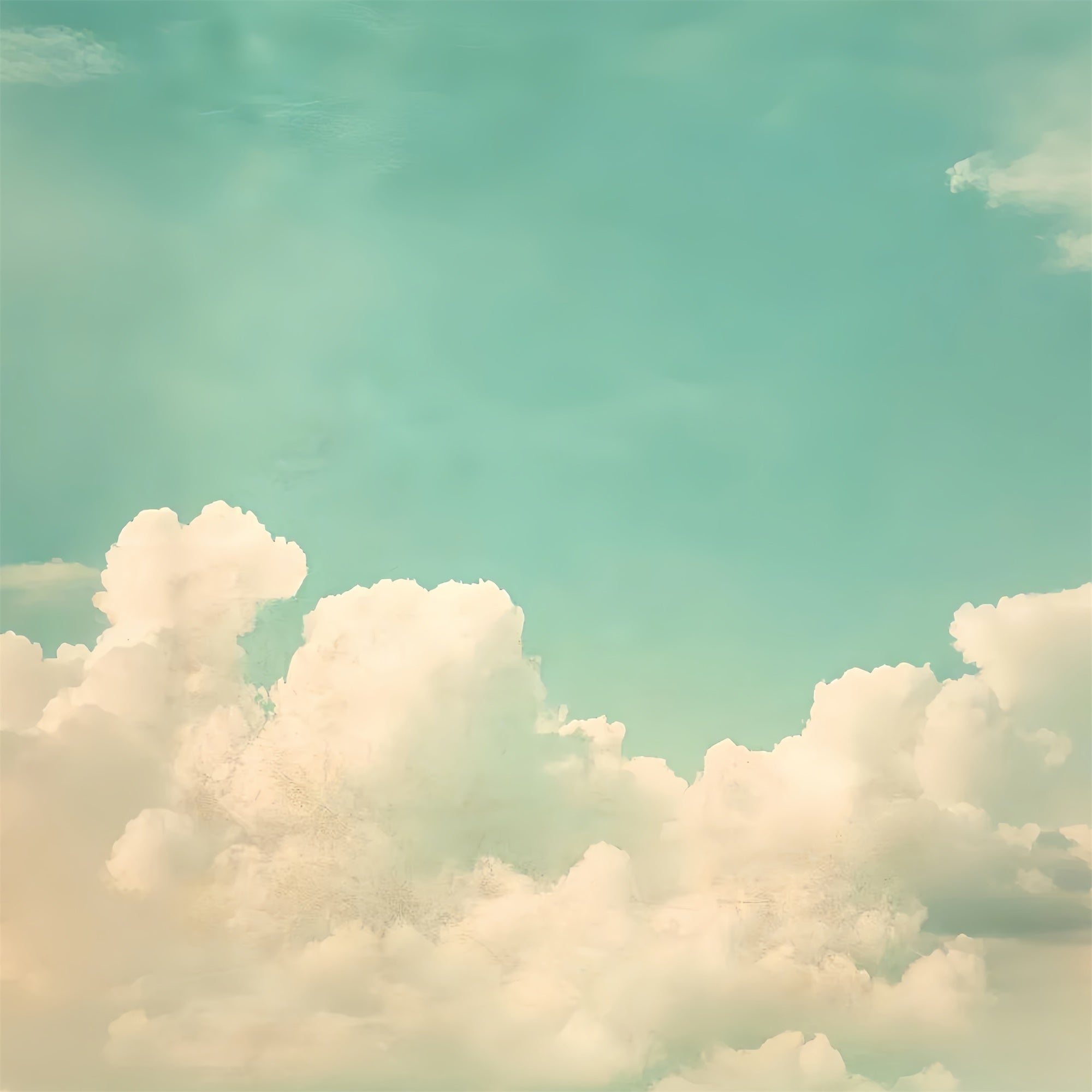 Schulfoto-Hintergrundkulissen Wolkenlandschaft im Vintage-Stil Hintergrund CSH4-189