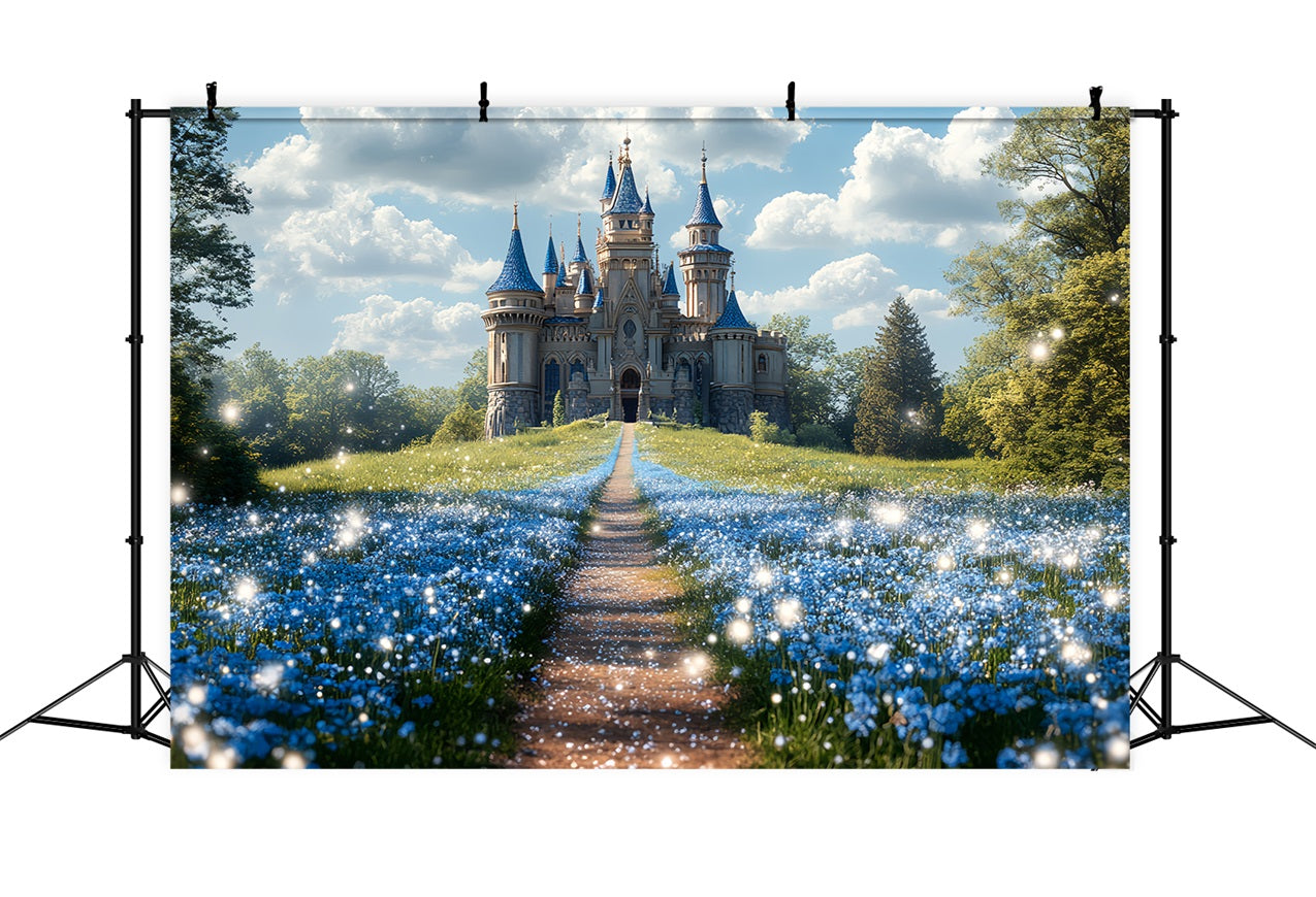 Schloss Fotografie Backdrop Blumenweg Backdrop CSH4-333